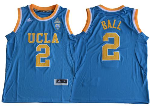 Bruins #2 Lonzo Ball Blue Stitched Youth NCAA Jersey Bruins #2 Lonzo Ball Blue Stitched Youth NCAA Jersey