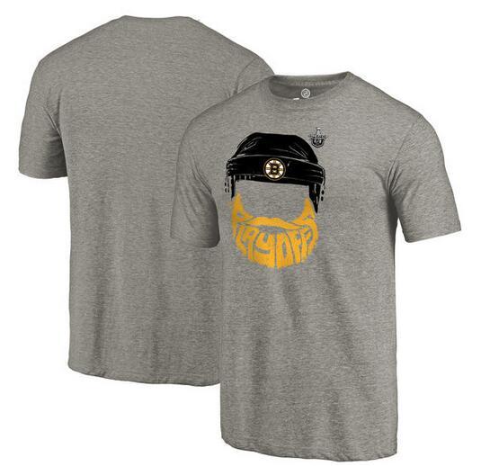Bruins 2017 Stanley Cup Playoffs Gray Men's Short Sleeve T-Shirt
