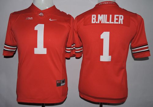 Buckeyes #1 Braxton Miller Red Stitched Youth NCAA Jersey Buckeyes #1 Braxton Miller Red Stitched Youth NCAA Jersey