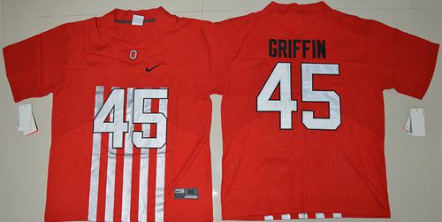 Buckeyes #45 Archie Griffin Red Alternate Elite Stitched NCAA Jersey Buckeyes #45 Archie Griffin Red Alternate Elite Stitched NCAA Jersey