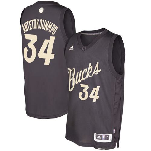 Bucks #34 Giannis Antetokounmpo Black 2016-2017 Christmas Day Stitched NBA Jersey Bucks #34 Giannis Antetokounmpo Black 2016-2017 Christmas Day Stitched NBA Jersey