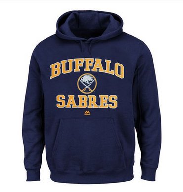 Buffalo Sabres Majestic Heart & Soul Hoodie Navy Blue