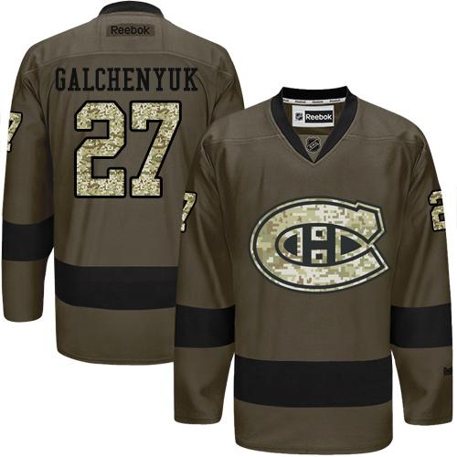 Canadiens #27 Alex Galchenyuk Green Salute to Service Stitched NHL Jersey Canadiens #27 Alex Galchenyuk Green Salute to Service Stitched NHL Jersey