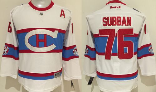 Canadiens #76 P.K Subban White 2016 Winter Classic Stitched Youth NHL Jersey Canadiens #76 P.K Subban White 2016 Winter Classic Stitched Youth NHL Jersey