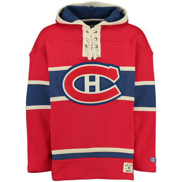 Canadiens Red Men's Customized All Stitched Sweatshirt Canadiens Red Men's Customized All Stitched Sweatshirt