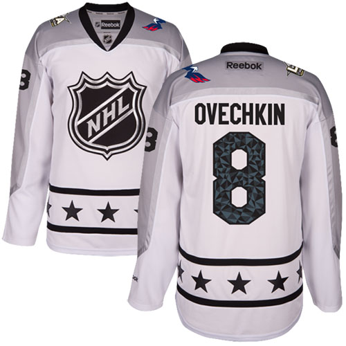 Capitals #8 Alex Ovechkin White 2017 All-Star Metropolitan Division Stitched NHL Jersey Capitals #8 Alex Ovechkin White 2017 All-Star Metropolitan Division Stitched NHL Jersey
