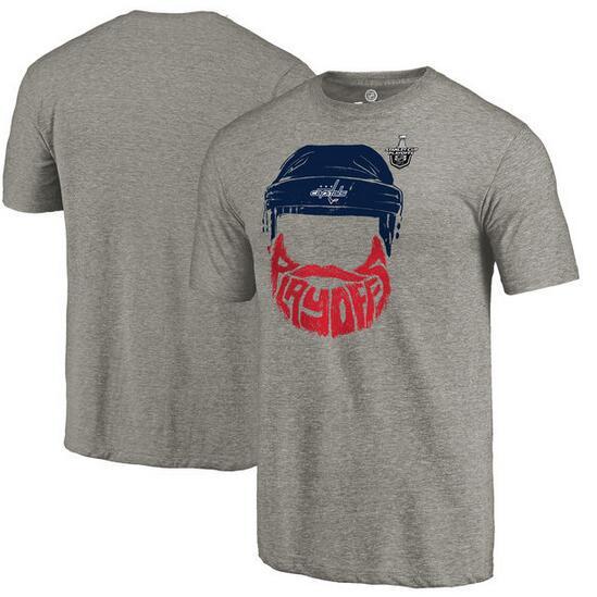 Capitals 2017 Stanley Cup Playoffs Gray Men's Short Sleeve T-Shirt