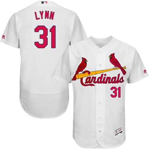 Cardinals #31 Lance Lynn White Flexbase Authentic Collection Stitched MLB Jersey Cardinals #31 Lance Lynn White Flexbase Authentic Collection Stitched MLB Jersey