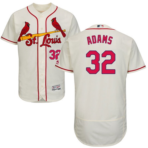 Cardinals #32 Matt Adams Cream Flexbase Authentic Collection Stitched MLB Jersey Cardinals #32 Matt Adams Cream Flexbase Authentic Collection Stitched MLB Jersey