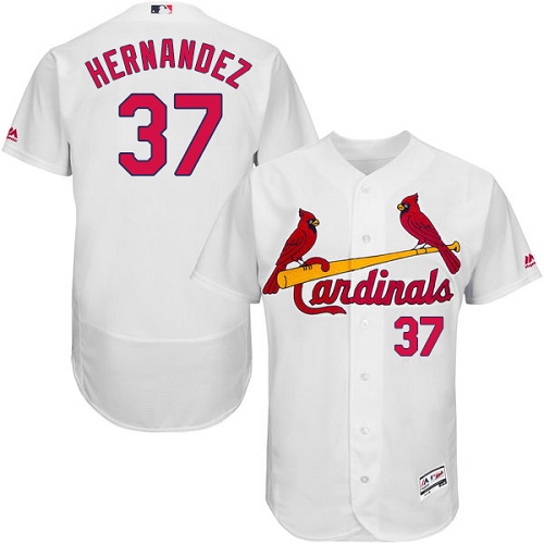 Cardinals #37 Keith Hernandez White Flexbase Authentic Collection Stitched MLB Jersey Cardinals #37 Keith Hernandez White Flexbase Authentic Collection Stitched MLB Jersey