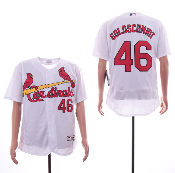 Cardinals 46 Paul Goldschmidt White Flexbase Jersey Cardinals 46 Paul Goldschmidt White Flexbase Jersey