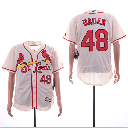 Cardinals 48 Harrison Bader Cream Flexbase Jersey Cardinals 48 Harrison Bader Cream Flexbase Jersey