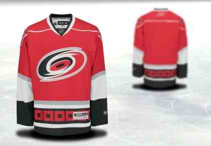 Carolina Hurricanes Men Customized Red Jersey
