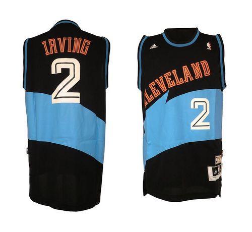Cavaliers #2 Kyrie Irving Black ABA Hardwood Classic Fashion Stitched NBA Jersey Cavaliers #2 Kyrie Irving Black ABA Hardwood Classic Fashion Stitched NBA Jersey