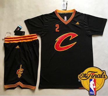 Cavaliers #2 Kyrie Irving Black Short Sleeve C A Set The Finals Patch Stitched NBA Jersey Cavaliers #2 Kyrie Irving Black Short Sleeve C A Set The Finals Patch Stitched NBA Jersey