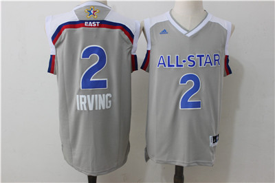 Cavaliers #2 Kyrie Irving Gray 2017 All Star Stitched NBA Jersey