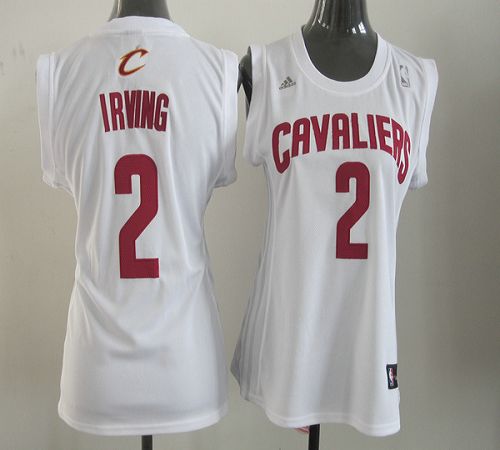 Cavaliers #2 Kyrie Irving White Women Fashion Stitched NBA Jersey Cavaliers #2 Kyrie Irving White Women Fashion Stitched NBA Jersey