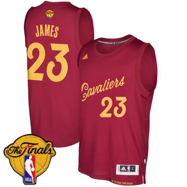 Cavaliers #23 LeBron James Red 2016-2017 Christmas Day The Finals Patch Stitched NBA Jersey Cavaliers #23 LeBron James Red 2016-2017 Christmas Day The Finals Patch Stitched NBA Jersey