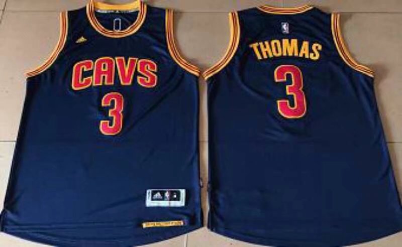 Cavaliers #3 Thomas Blue Stitched NBA Jersey Cavaliers #3 Thomas Blue Stitched NBA Jersey