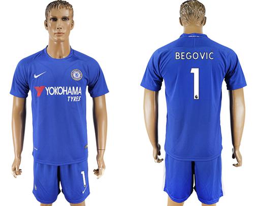 Chelsea #1 Begovic Home Soccer Club Jersey Chelsea #1 Begovic Home Soccer Club Jersey