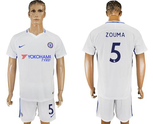 Chelsea #5 Zouma Away Soccer Club Jersey Chelsea #5 Zouma Away Soccer Club Jersey