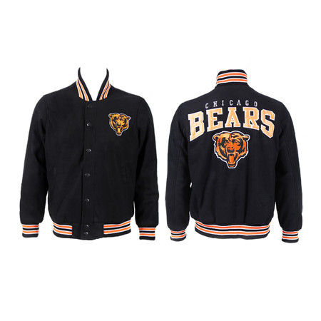 Chicago Bears Black 2015 NFL Jacket
