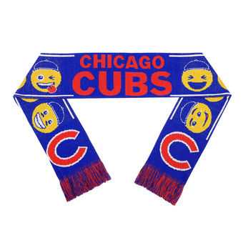 Chicago Cubs Teamoji Acrylic Scarf
