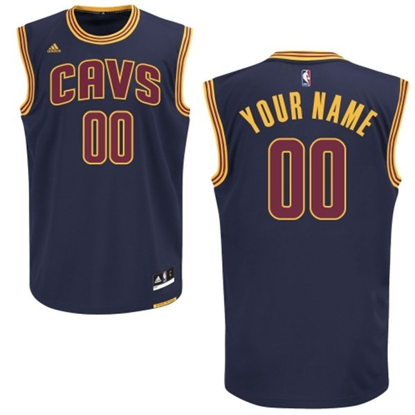Cleveland Cavaliers Blue Men's Customize New Rev 30 Jersey