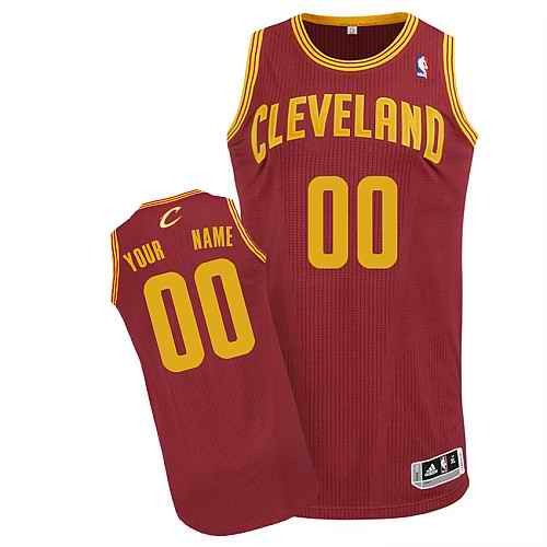 Cleveland Cavaliers Custom Red Road Jersey