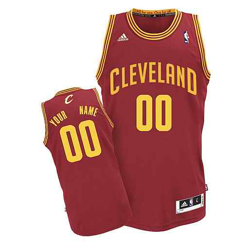 Cleveland Cavaliers Custom Swingman Red Road Jersey