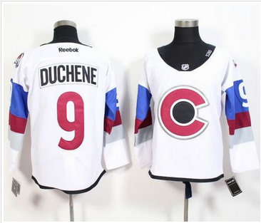 Colorado Avalanche #9 Matt Duchene White 2016 Stadium Series Stitched NHL Jersey