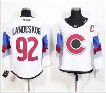 Colorado Avalanche #92 Gabriel Landeskog White 2016 Stadium Series Stitched NHL Jersey