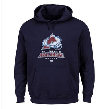 Colorado Avalanche Majestic Big & Tall Critical Victory Pullover Hoodie Navy Blue