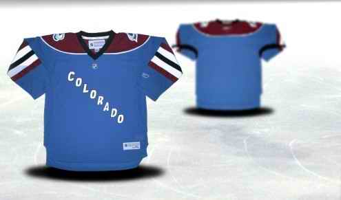 Colorado Avalanche Youth Customized Blue Third Jersey