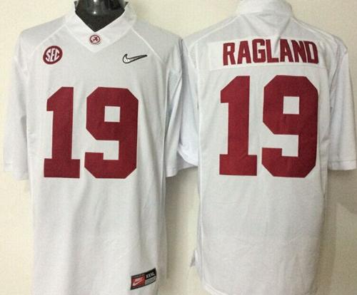 Crimson Tide #19 Reggie Ragland White Stitched NCAA Jersey Crimson Tide #19 Reggie Ragland White Stitched NCAA Jersey