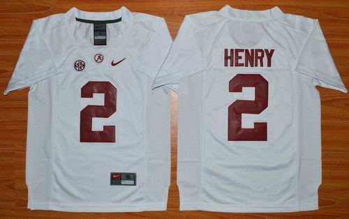 Crimson Tide #2 Derrick Henry White Stitched Youth NCAA Jersey Crimson Tide #2 Derrick Henry White Stitched Youth NCAA Jersey