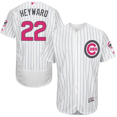 Cubs #22 Jason Heyward White(Blue Strip) Flexbase Authentic Collection 2016 Mother's Day Stitched MLB Jersey Cubs #22 Jason Heyward White(Blue Strip) Flexbase Authentic Collection 2016 Mother's Day Stitched MLB Jersey
