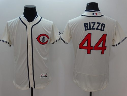 Cubs #44 Anthony Rizzo Cream Flexbase Authentic Collection 1929 Turn Back The Clock Stitched MLB Jersey Cubs #44 Anthony Rizzo Cream Flexbase Authentic Collection 1929 Turn Back The Clock Stitched MLB Jersey