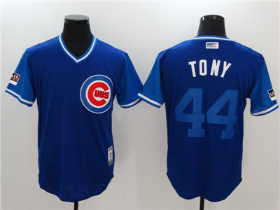 Cubs #44 Anthony Rizzo Tony Royal 2018 Players' Weekend Authentic Team Jersey