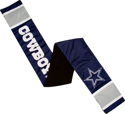 Dallas Cowboys Blue Metallic Thread Game Scarf -9