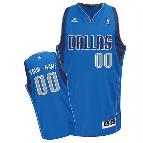 Dallas Mavericks Custom Swingman Blue Road Jersey
