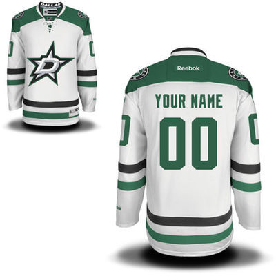 Dallas Stars White Men's Premier Home Custom Jersey