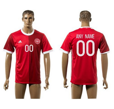Danmark Personalized Home Soccer Country Jersey Danmark Personalized Home Soccer Country Jersey