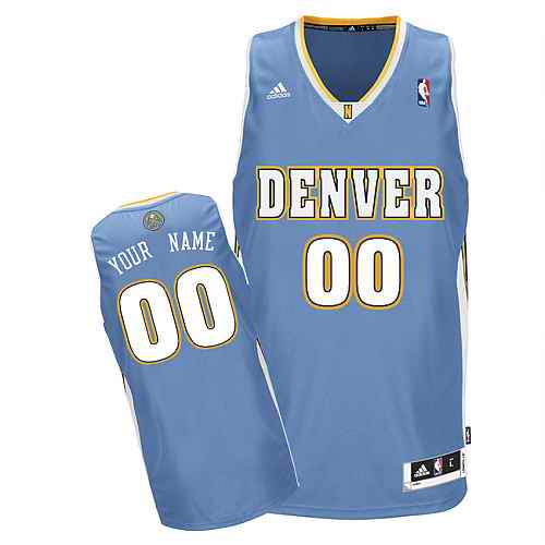 Denver Nuggets Custom Swingman Blue Road Jersey