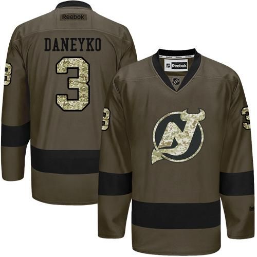 Devils #3 Ken Daneyko Green Salute to Service Stitched NHL Jersey Devils #3 Ken Daneyko Green Salute to Service Stitched NHL Jersey