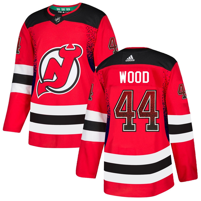 Devils 44 Miles Wood Red Drift Fashion Adidas Jersey Devils 44 Miles Wood Red Drift Fashion Adidas Jersey