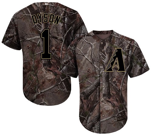 Diamondbacks #1 Jarrod Dyson Camo Realtree Collection Cool Base Stitched Baseball Jersey Diamondbacks #1 Jarrod Dyson Camo Realtree Collection Cool Base Stitched Baseball Jersey