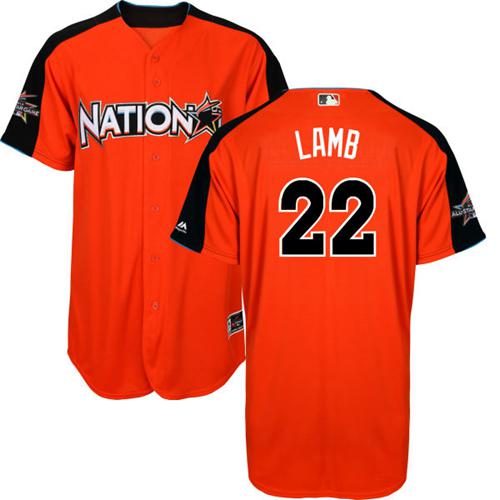 Diamondbacks #22 Jake Lamb Orange 2017 All-Star National League Stitched Youth MLB Jersey Diamondbacks #22 Jake Lamb Orange 2017 All-Star National League Stitched Youth MLB Jersey