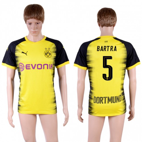 Dortmund #5 Bartra Yellow Soccer Club Jersey Dortmund #5 Bartra Yellow Soccer Club Jersey