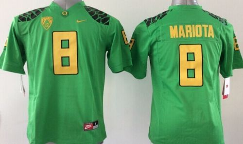Ducks #8 Marcus Mariota Green Stitched Youth NCAA Jersey Ducks #8 Marcus Mariota Green Stitched Youth NCAA Jersey